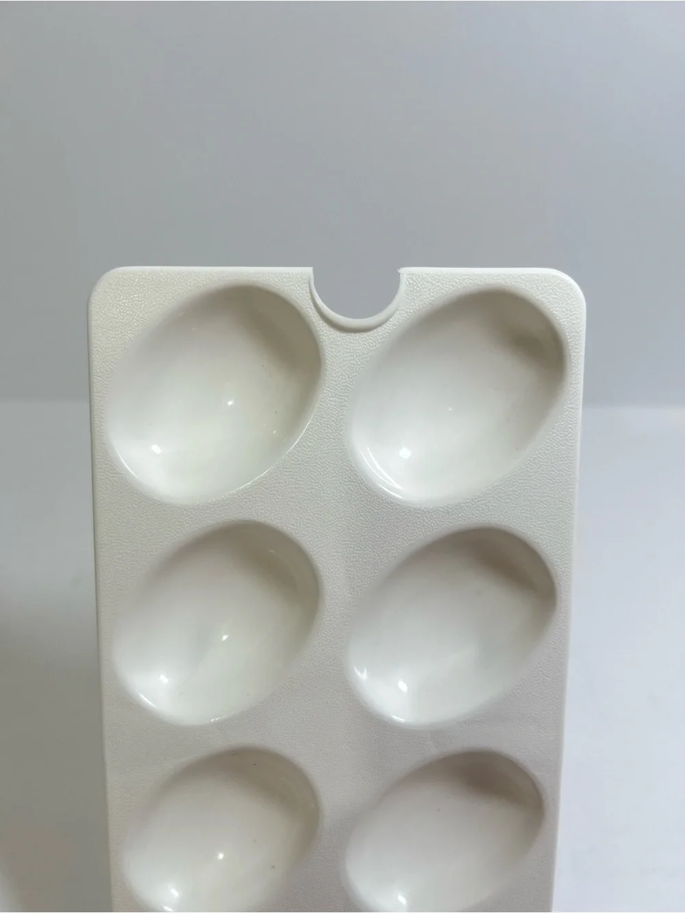 Tupperware 665-6 Deviled Egg Tray Keeper Inserts Holds 8 Eggs Replacement White